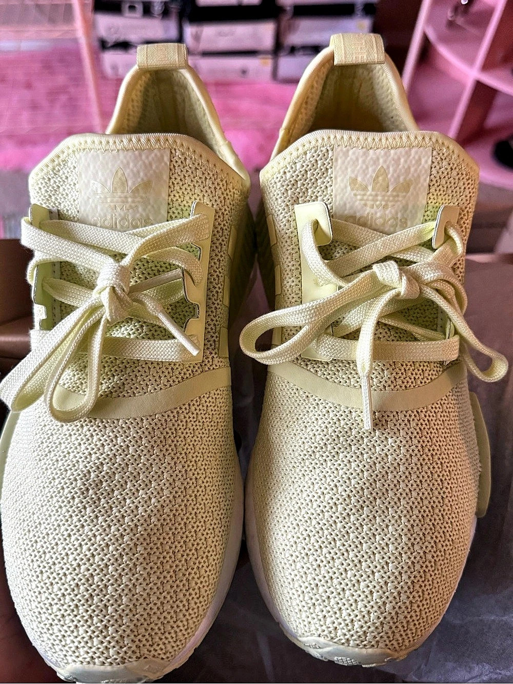 adidas NMD_R1 Yellow Sneakers New